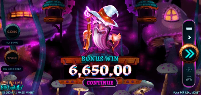 Fire Gnomes 2 Magic Wheel – bonuvoitto